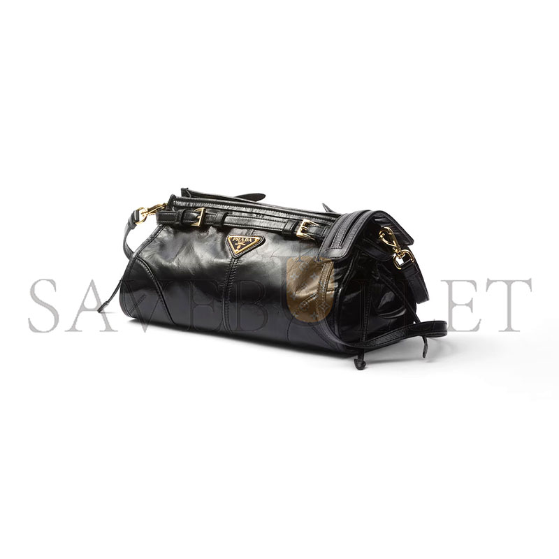PRADA BONNIE SMALL LEATHER SHOULDER BAG 1BH215 (26*14*12cm) PRADA BONNIE SMALL LEATHER SHOULDER BAG 1BH215 (26*14*12cm)